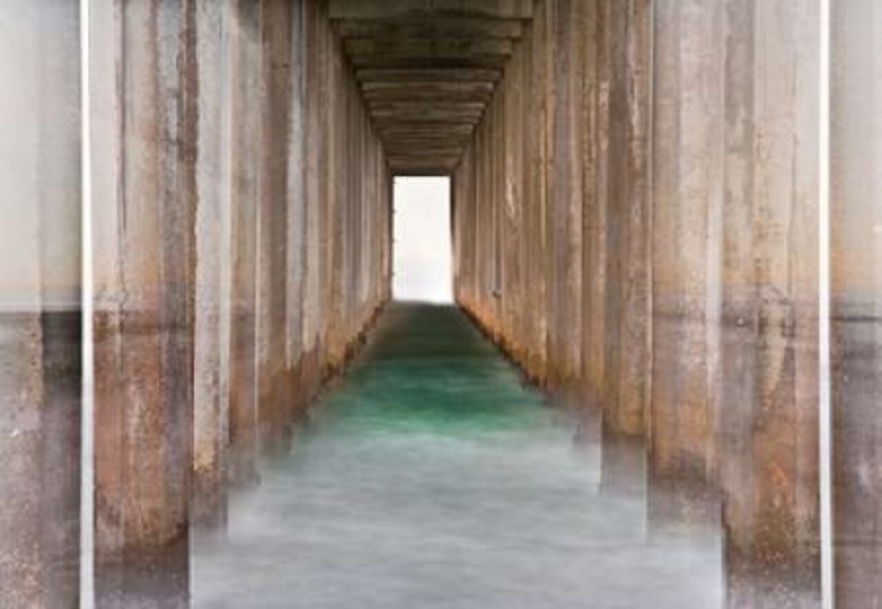 Under Scripps Pier II Poster Print by Lee Peterson - Item # VARPDXPSPSN327